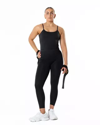 Relode Hybrid Seamless Tank Top, Jet Black