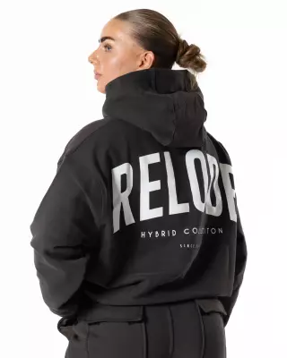 Relode Hybrid Oversized Hoodie, Brown