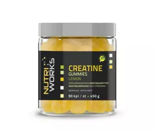 Nutri Works Creatine Gummies, Lemon, 90 kpl