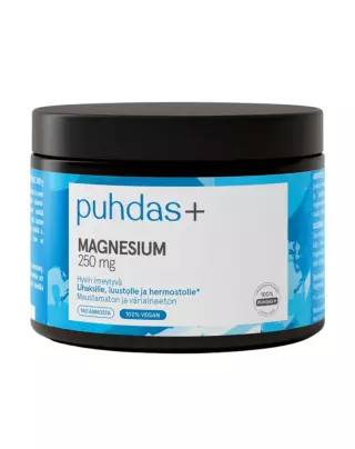 Puhdas+ Magnesium 250 mg, 200 g