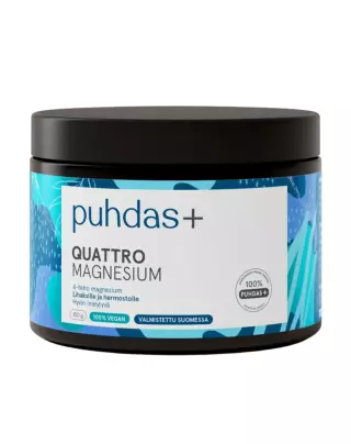 Puhdas+ Quattro Magnesium, 150 g