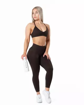 Relode Aura Seamless Sports Bra, Brown