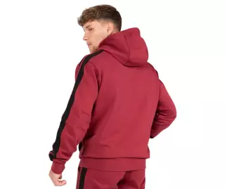 Gorilla Wear Banks Oversized Hoodie, Red/Black