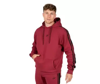 Gorilla Wear Banks Oversized Hoodie, Red/Black
