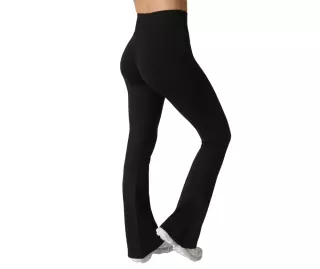 ICIW Smooth Seamless Flared Tights, Black