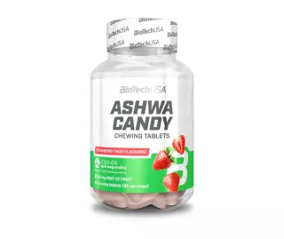 BioTechUSA KSM-66® Ashwa Candy, Strawberry Twist, 90 tabl.
