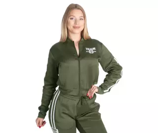 Better Bodies Women's Track Jacket, Rifle Green