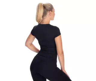 Better Bodies Tapered Tee, Black