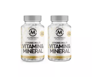 2 kpl M-Nutrition Strong Multivitamin & Mineral yhden hinnalla!