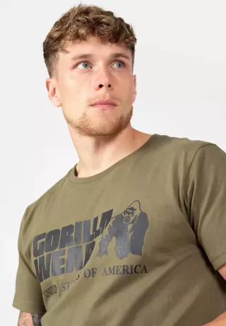Gorilla Wear Classic T-shirt, Army Green (Poistuva väri)