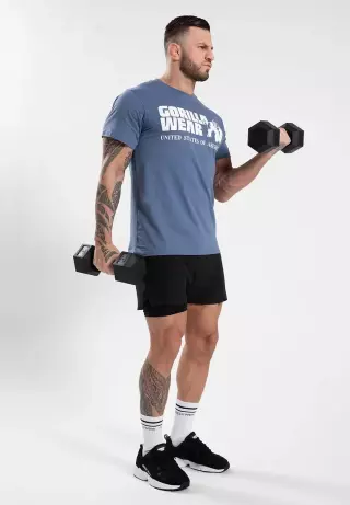 Gorilla Wear Classic T-shirt, Coronet Blue (Poistuva väri)