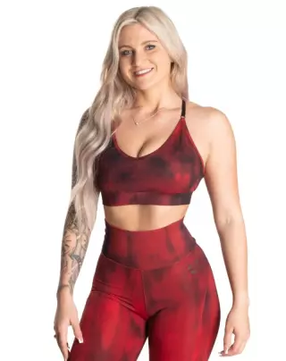 Better Bodies High Line Short Top (Poistotuote), Chili Red Grunge