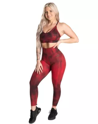 Better Bodies High Line Short Top (Poistotuote), Chili Red Grunge