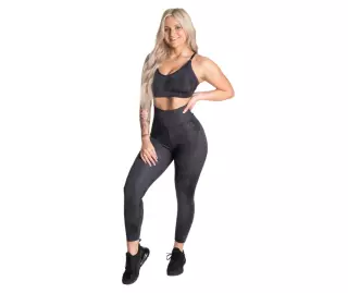 Better Bodies High Waist Leggings, Dark Grey Grunge