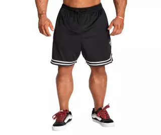 Better Bodies Basketball Shorts 6", Black/White