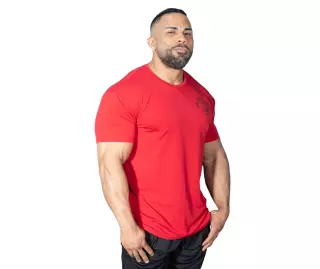 Better Bodies Mesh Standard Tee, Chili Red