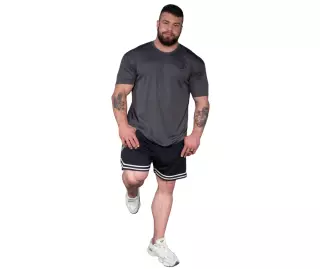Better Bodies Mesh Standard Tee, Grey