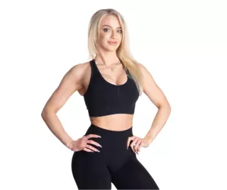 Better Bodies Scrunch Sports Bra, Black