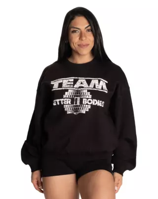 Better Bodies Team Oversized Sweater, Black