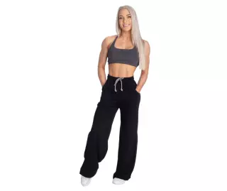 Better Bodies Wide Sweatpants, Black