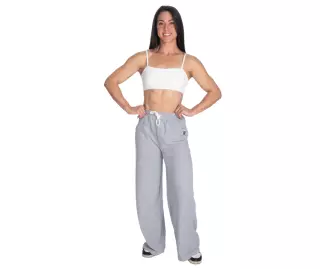 Better Bodies Wide Sweatpants, Grey Melange