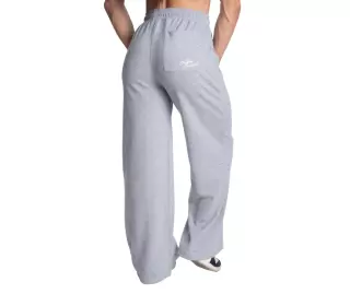 Better Bodies Wide Sweatpants, Grey Melange