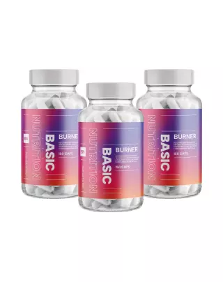 Big Buy: 3 kpl Basic Nutrition Burner (450 kaps.)