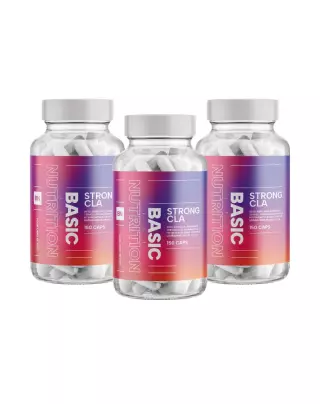 Big Buy: 3 kpl Basic Nutrition Strong CLA (450 kaps.)