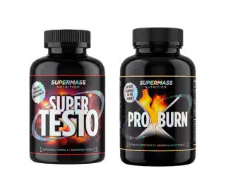 Black Friday: Supermass Nutrition Super Testo & Pro Burn (1 per asiakas)