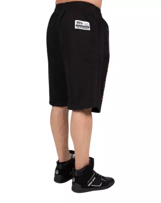 Gorilla Wear Augustine Old School Shorts, Black/Red