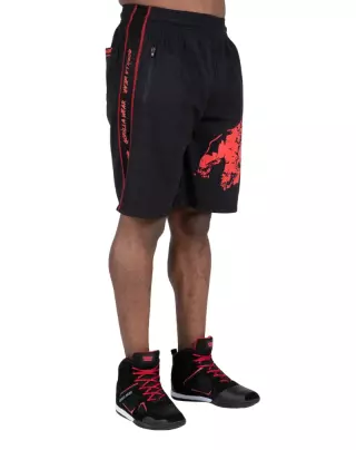 Gorilla Wear Buffalo Old School Shorts, Black/Red