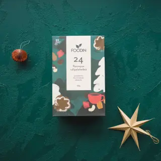 Foodin 24 Parempaa Välipalahetkeä Joulukalenteri, 625 g