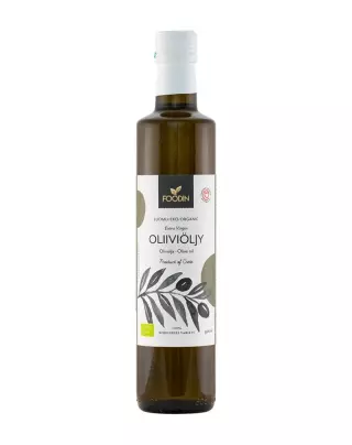 Foodin Extra Virgin Luomu Suodattamaton Neitsytoliiviöljy, 500 ml