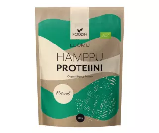 Foodin Luomu Hamppuproteiini, 600 g