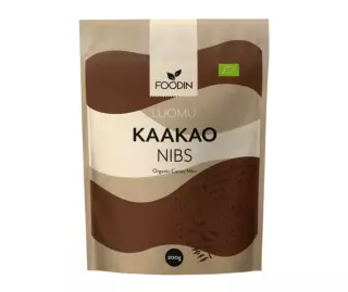 Foodin Luomu Kaakaonibs, 200 g