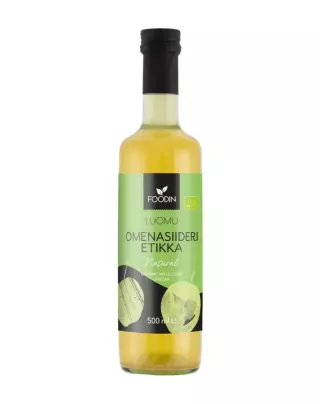 Foodin Luomu Omenasiiderietikka 500 ml