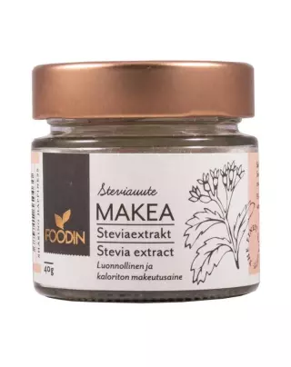 FOODIN Makea (Stevia-uutejauhe) 40 g