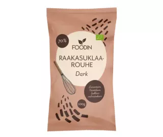 Foodin Raakasuklaarouhe Dark, 100 g