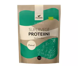 Foodin Supervegeproteiini, 600 g, Maustamaton