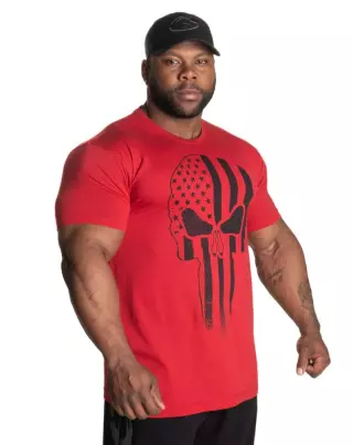 GASP Skull Standard Tee, Chili Red