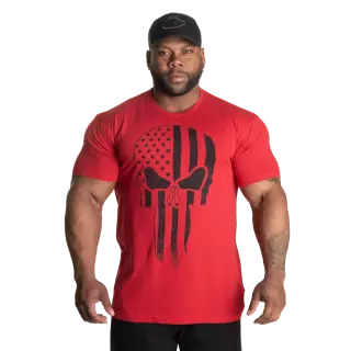 GASP Skull Standard Tee, Chili Red