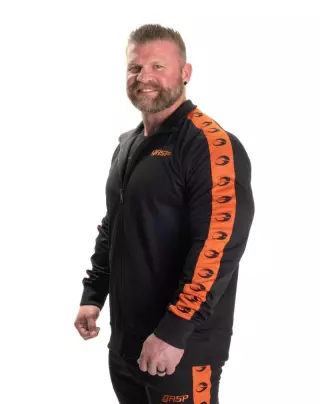 GASP Track Suit Jacket, Black/Flame (poistotuote)