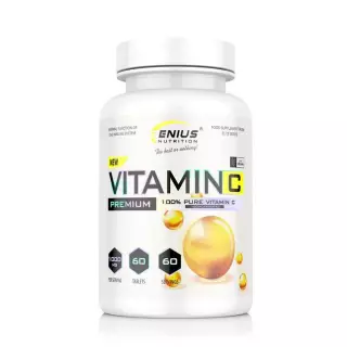 Genius Nutrition Vitamin C, 60 tabl.