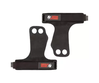 Gorilla Wear 2-hole Leather Lifting Grips