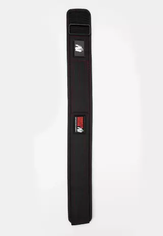 Gorilla Wear 4 Inch Nylon Lifting Belt Black/Red