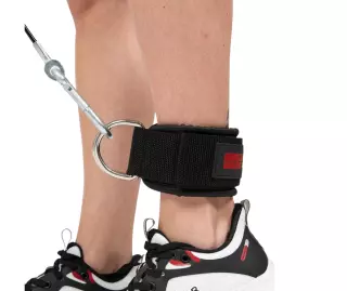Gorilla Wear Ankle Straps, Black