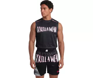 Gorilla Wear Clayton Tank Top, Black/Red