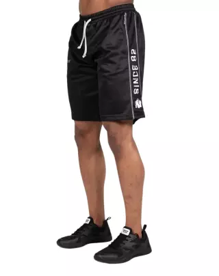 Gorilla Wear Functional Mesh Shorts, Black/White