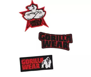 Gorilla Wear Patch Bundle (3 kpl) (Poistotuote)