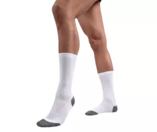 Gorilla Wear Performance Crew Socks, White